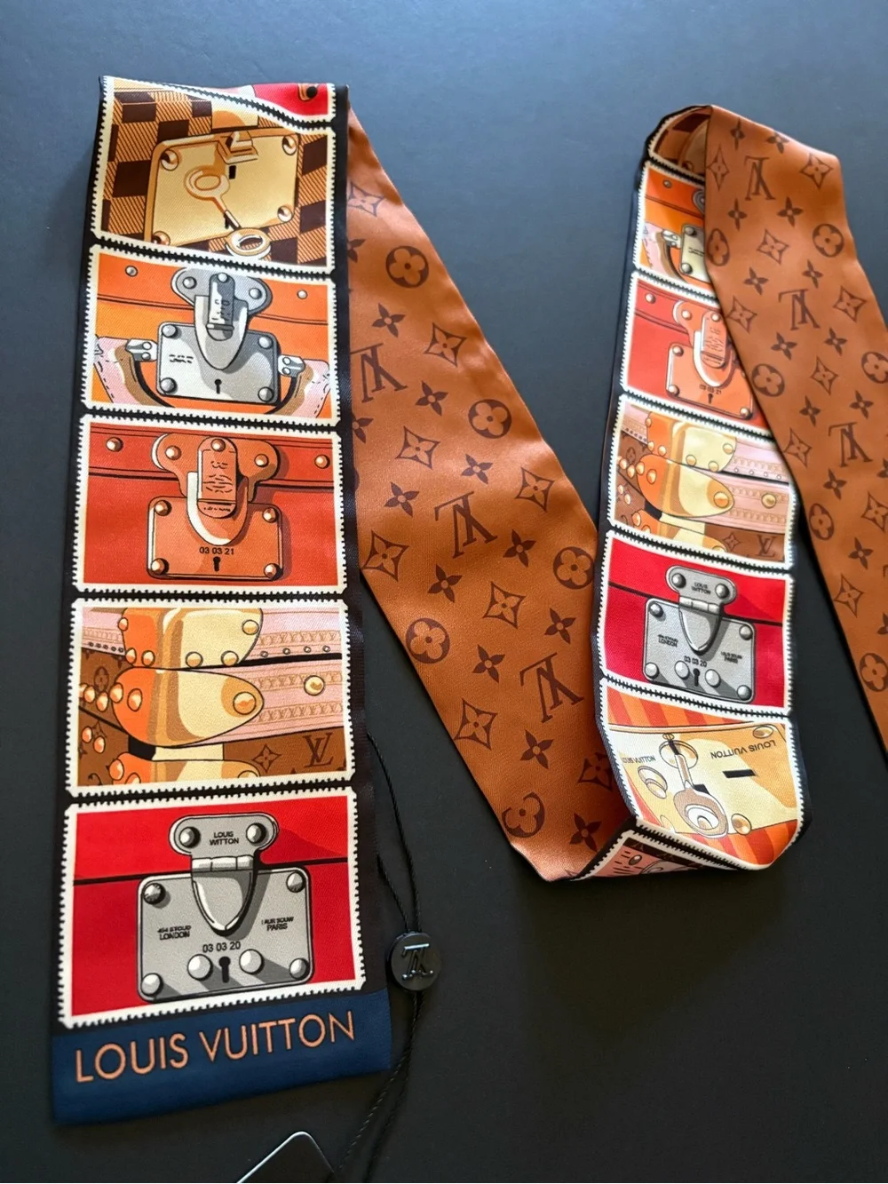 Fashion Silk Long Scarf Twilly